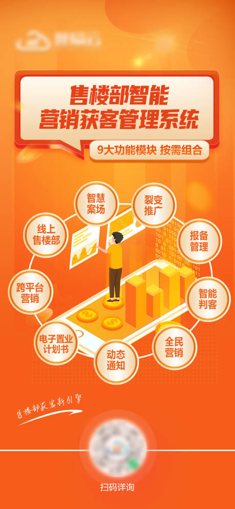 源文件下载【售楼部获客9大功能海报】编号：57390028650349556