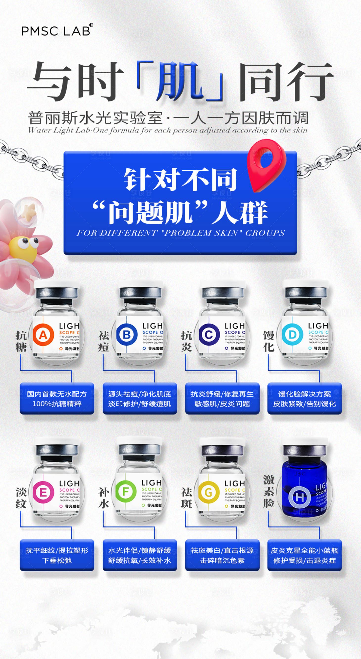 源文件下載【享設計】搜索編號：12500029005457372【美業水光肌膚產品海報】