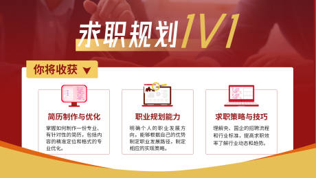 源文件下载【大学生求职规划1V1海报banner】编号：21830028918232289