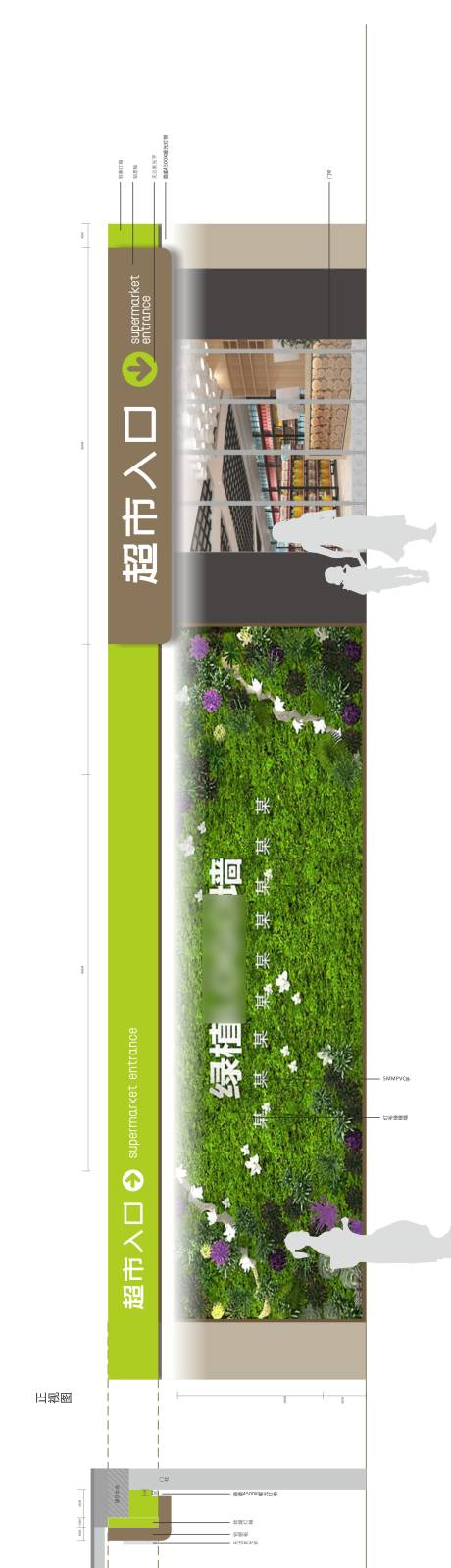 超市门头