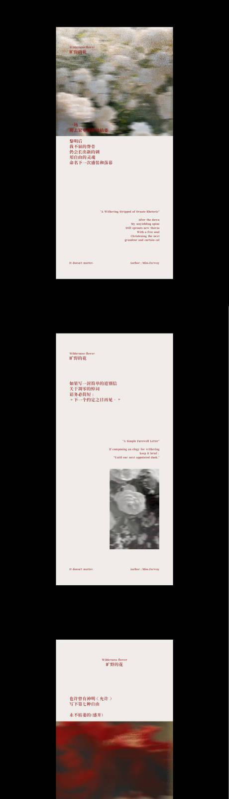 源文件下载【享设计】搜索编号：13370028956205763【旷野自由的花灵魂情诗先写给自己】