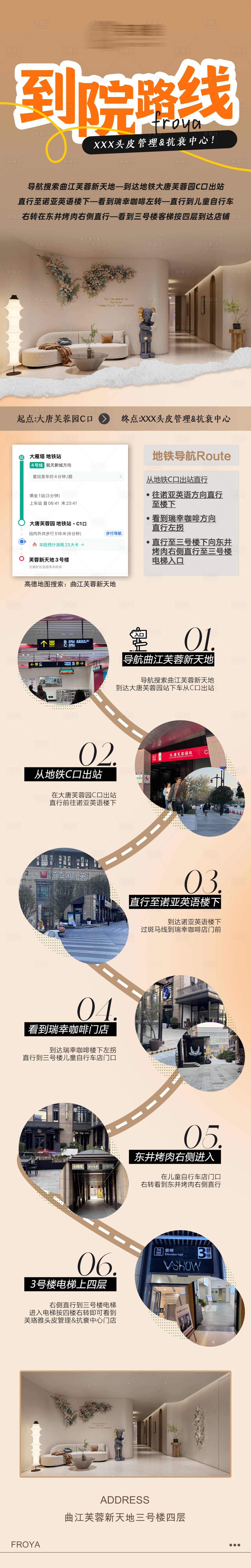 源文件下載【享設計】搜索編號：17490028717158865【到院路線指引】
