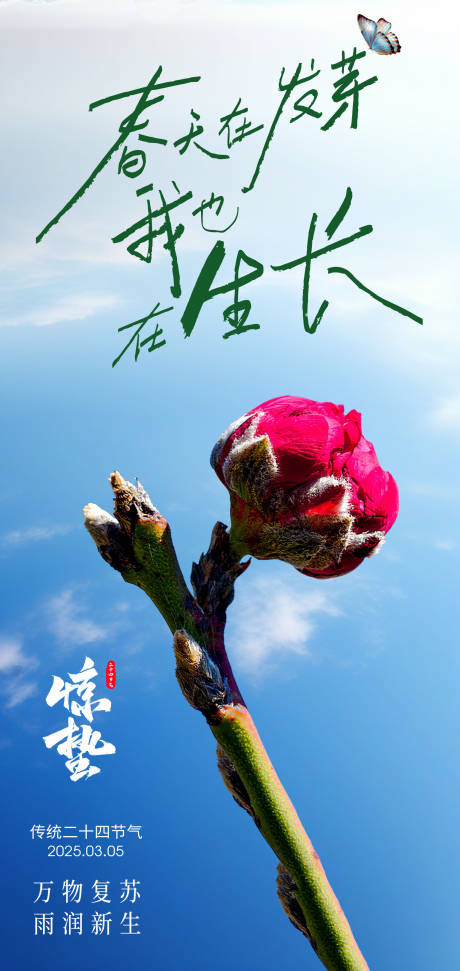 源文件下载【享设计】搜索编号：59670028817523977【传统24节气惊蛰创意海报】