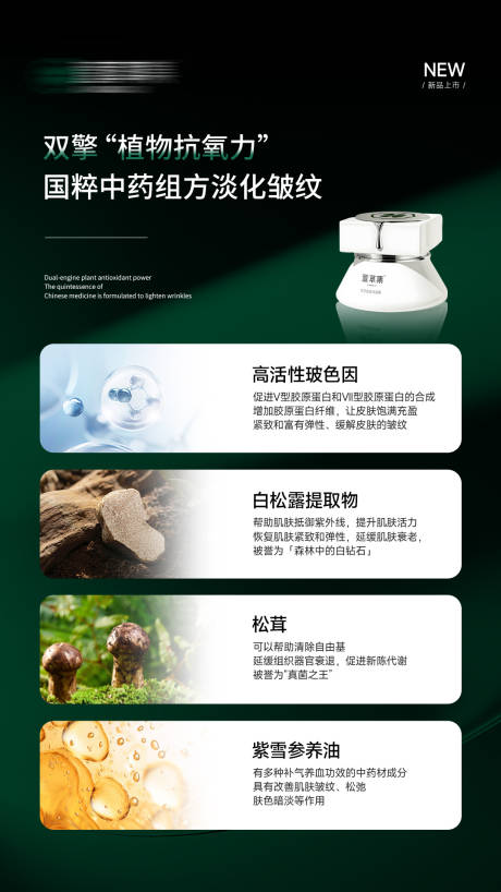 源文件下载【简约护肤品成分美业产品海报】编号：92360028620278241