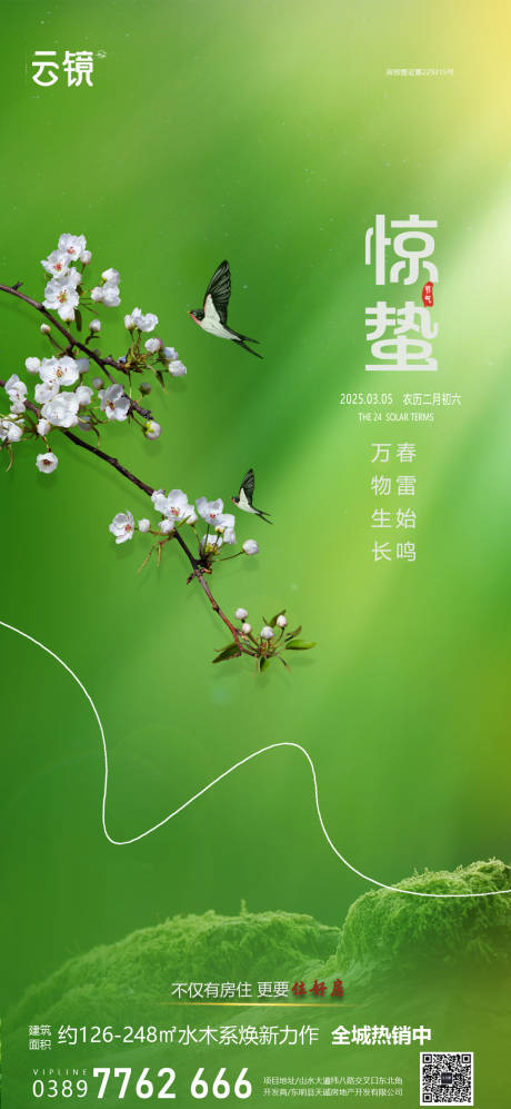 源文件下载【房地产现房惊蛰节气海报】编号：35860028861997234