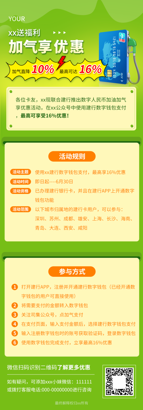 源文件下载【银行加油加气优惠长图】编号：32740028593024960