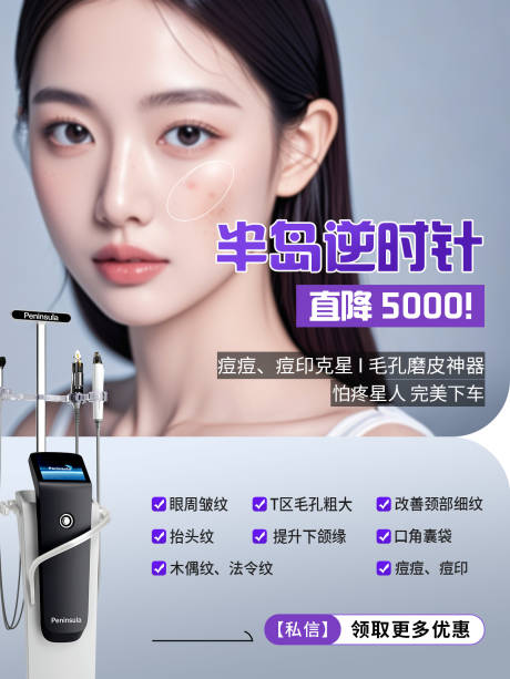 源文件下载【医美光电仪器海报 】编号：38190028870067202