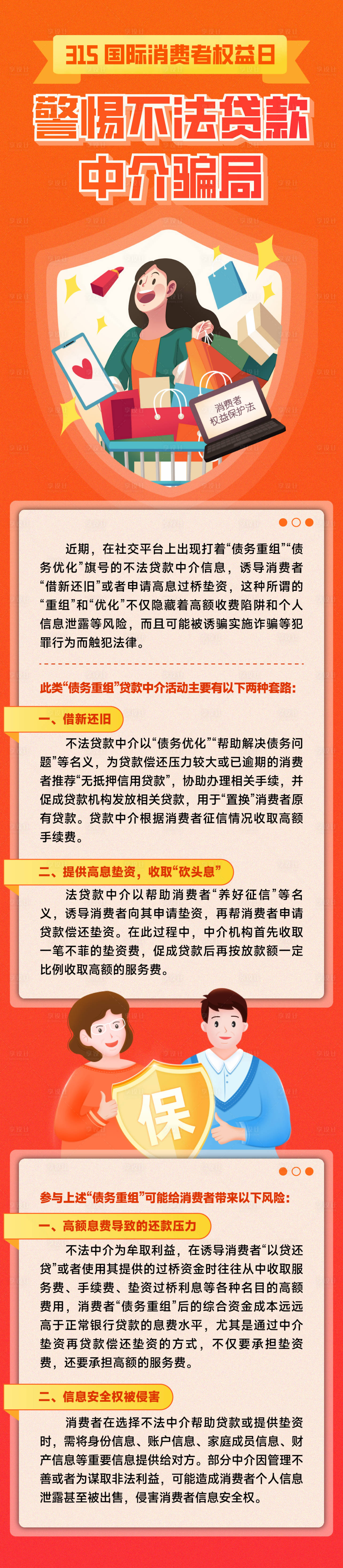 源文件下載【享設計】搜索編號：68650029023492620【消費者權益日推文長圖】