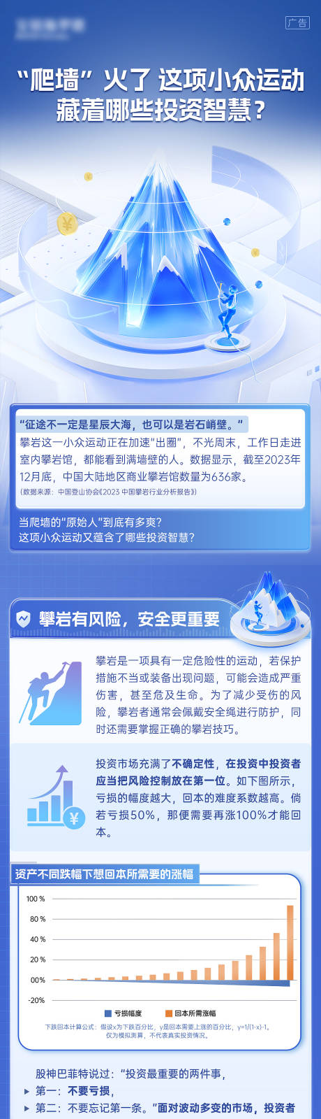 源文件下载【基金金融爬山爬墙长图海报】编号：62240029091284252