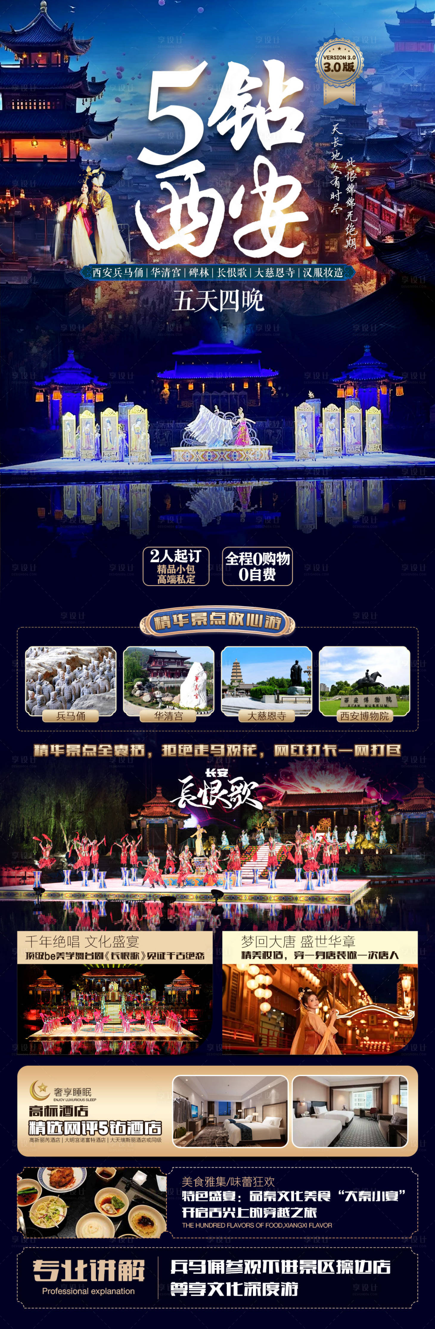 源文件下载【享设计】搜索编号：84230028841954488【西安旅游详情页】