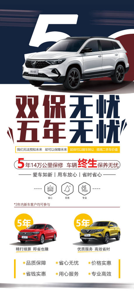 汽车双保无忧海报