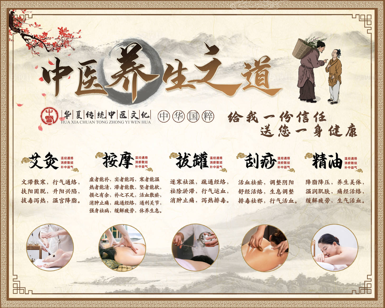 源文件下載【享設計】搜索編號：60340029041402497【推拿展板】