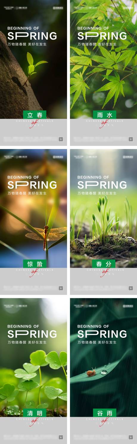 源文件下载【立春雨水惊蛰春分清明谷雨海报】编号：46770028789645822