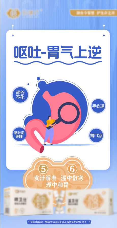 源文件下載【享設計】搜索編號：34700028635576072【保健品腸胃科普海報】