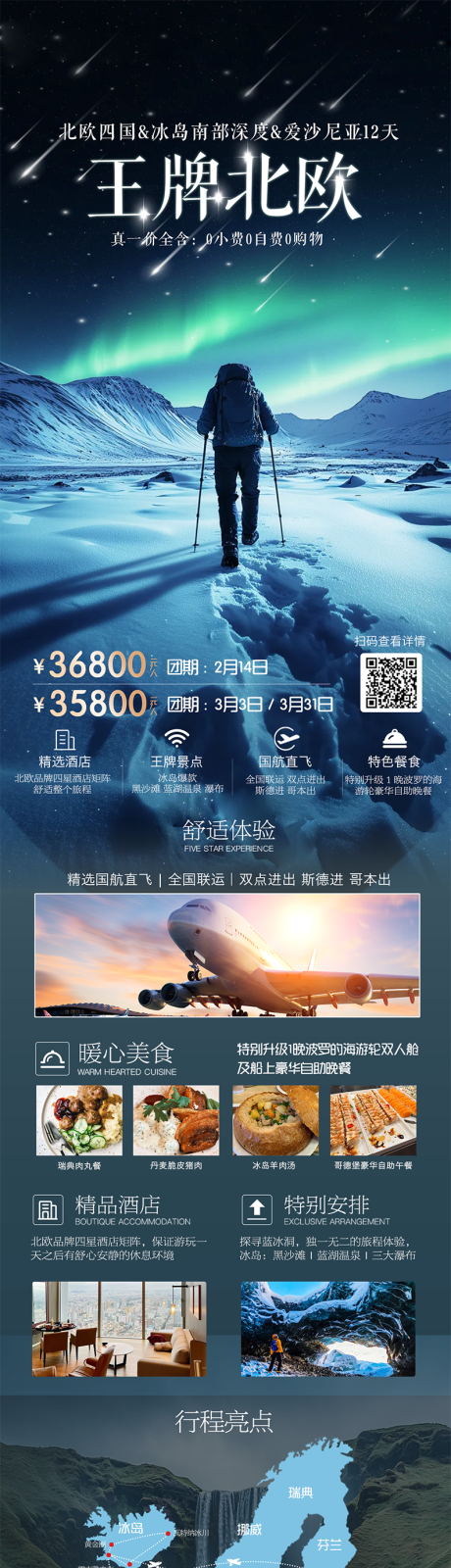 北欧五国极光之旅