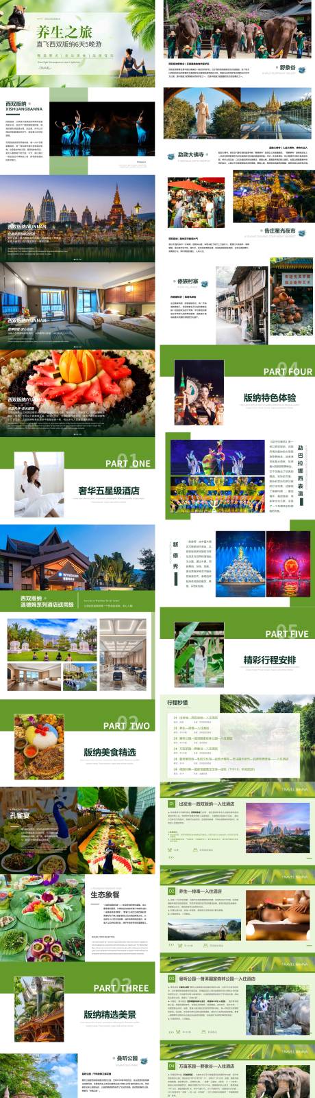 源文件下载【享设计】搜索编号：15970028544533169【直飞西双版纳6日养生之旅 PPT】