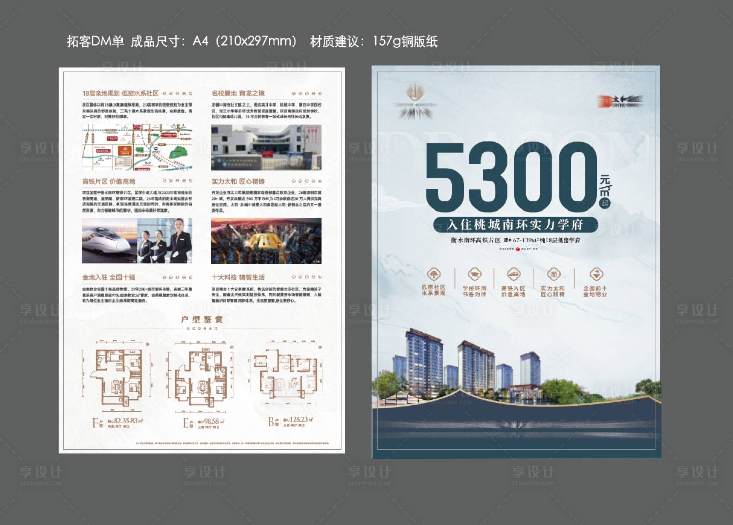 源文件下载【享设计】搜索编号：93910029058103738【地产DM单页】
