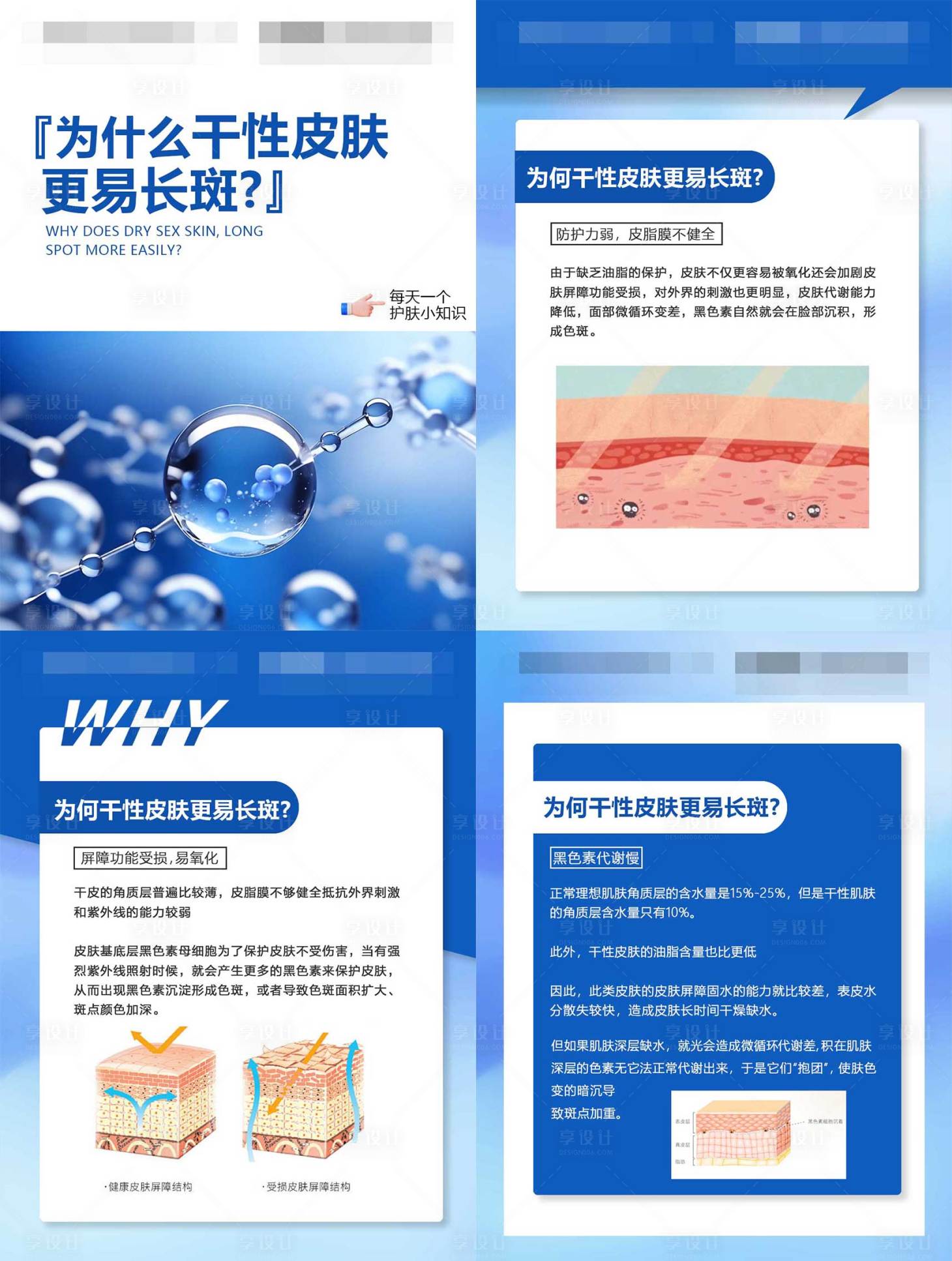 源文件下載【享設計】搜索編號：25040028885852755【祛斑科普系列海報】