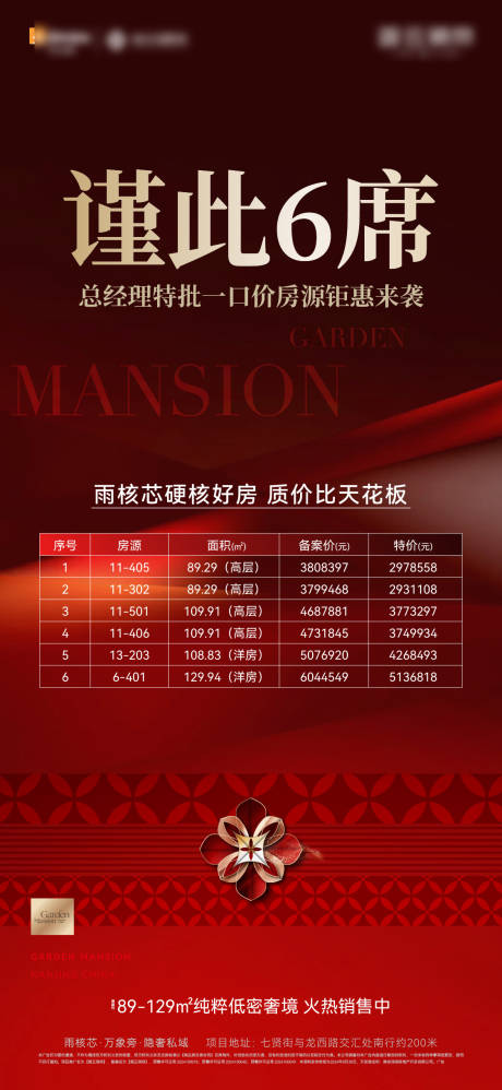 源文件下载【享设计】搜索编号：51070029017209093【特价房海报】