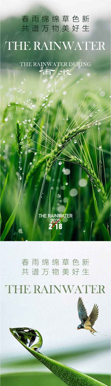 源文件下載【享設計】搜索編號：99500028734369104【雨水海報】