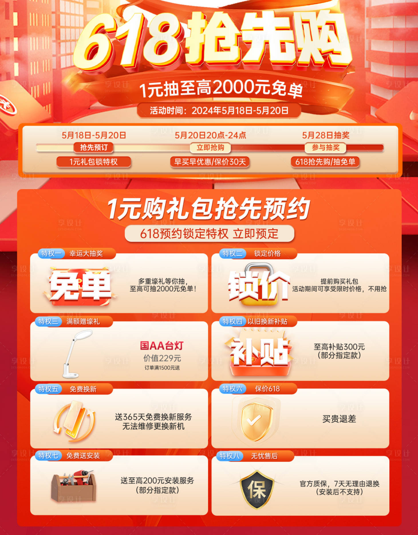 源文件下载【享设计】搜索编号：15490029003793976【活动促销礼包优惠卷长图】