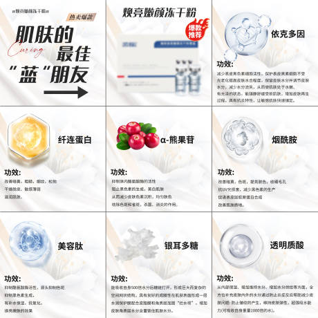 源文件下载【享设计】搜索编号：88360028917359291【护肤品成分海报】