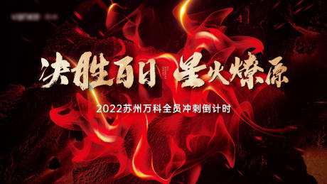 源文件下载【决胜百日背景板】编号：36560028915573039