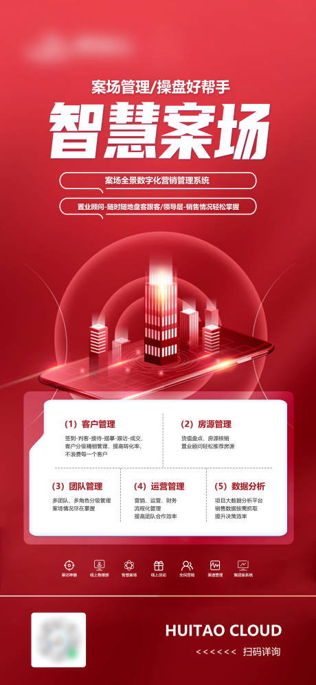 售楼部智慧案场海报