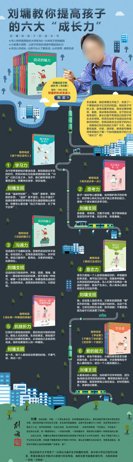 出版社图书长图排版详情页