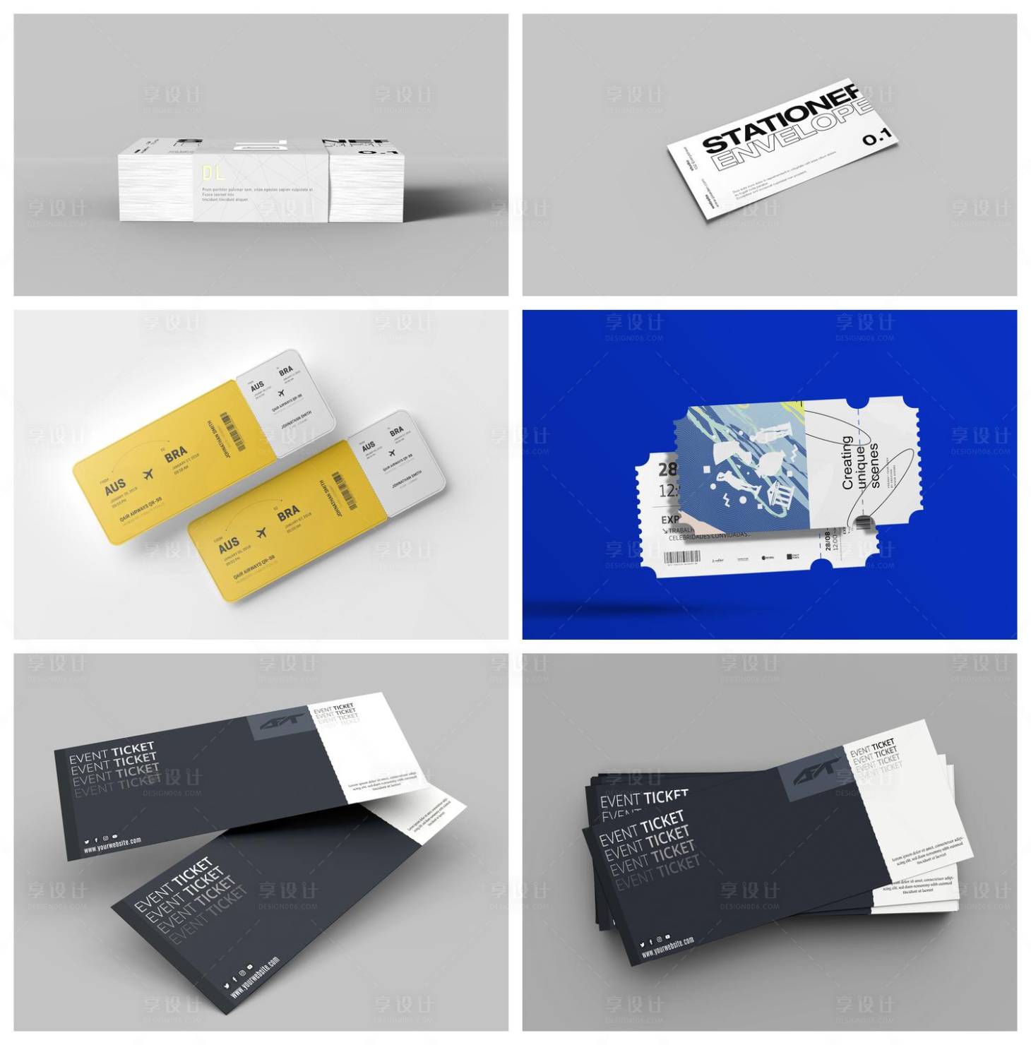 源文件下载【享设计】搜索编号：21920029465091870【门票样机】