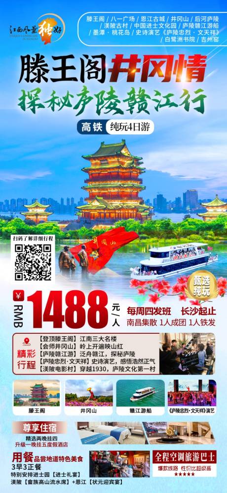 滕王阁旅游海报
