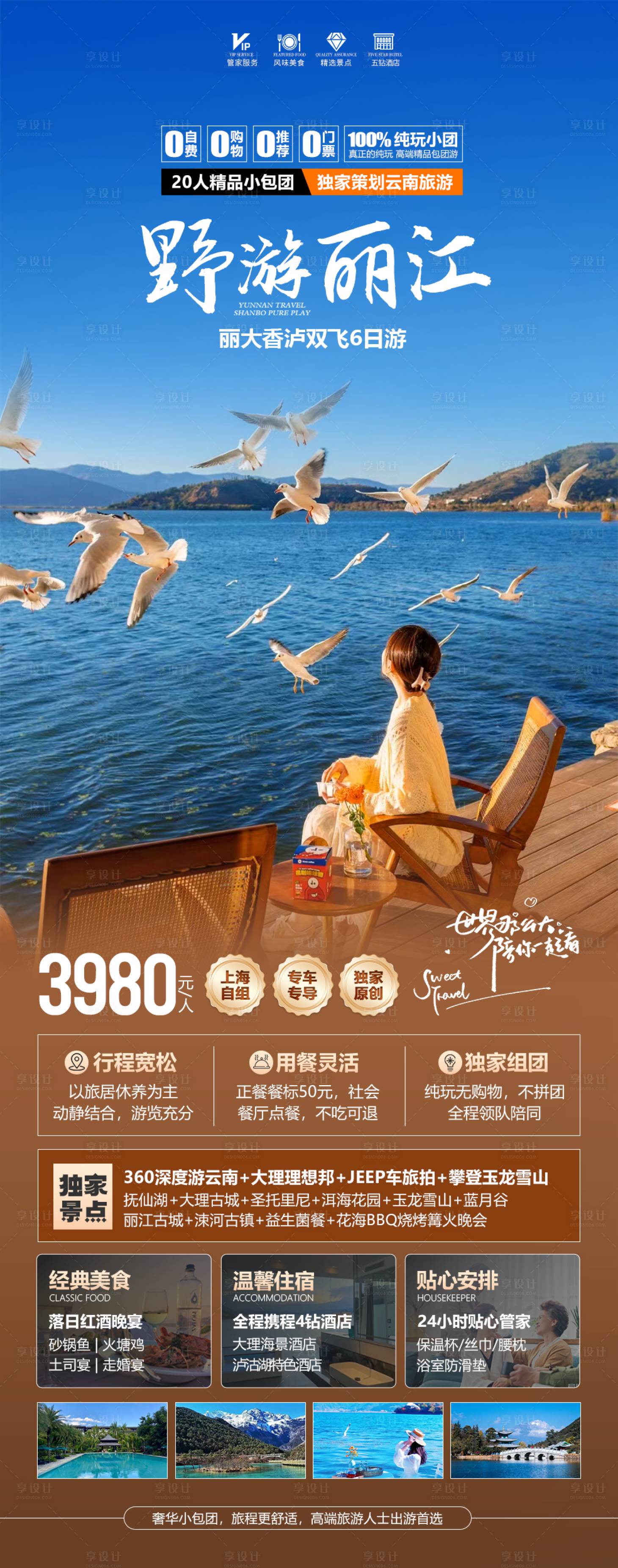 源文件下载【享设计】搜索编号：40160029741126170【野游云南丽江长图】