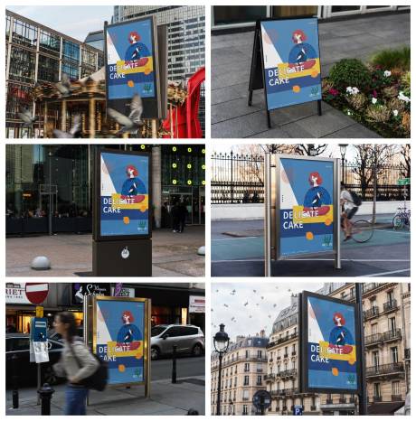 源文件下载【享设计】搜索编号：24210029334808833【店招导视牌海报样机】