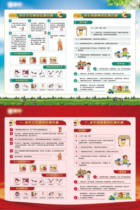 安全应急海报展板