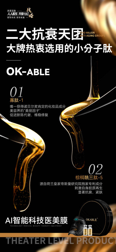 源文件下載【享設計】搜索編號：63740029710486867【醫美產品智能膜成分海報】