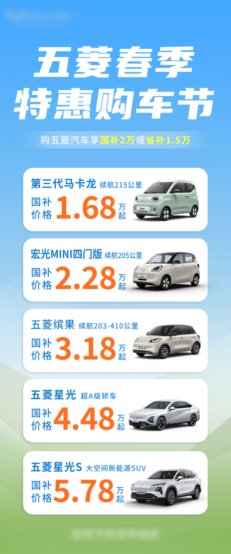 源文件下载【春季特惠购车节展架】编号：54280029859495424