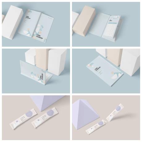 源文件下载【享设计】搜索编号：72330029491352356【信纸宣传册册子信封样机】