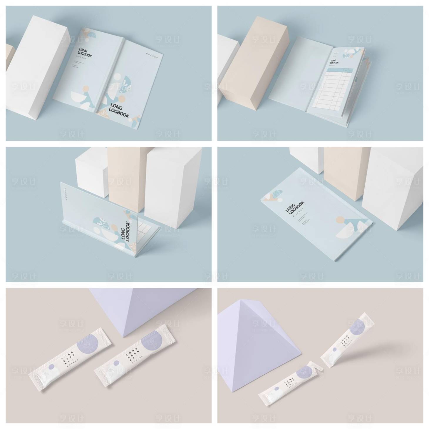 源文件下载【享设计】搜索编号：72330029491352356【信纸宣传册册子信封样机】