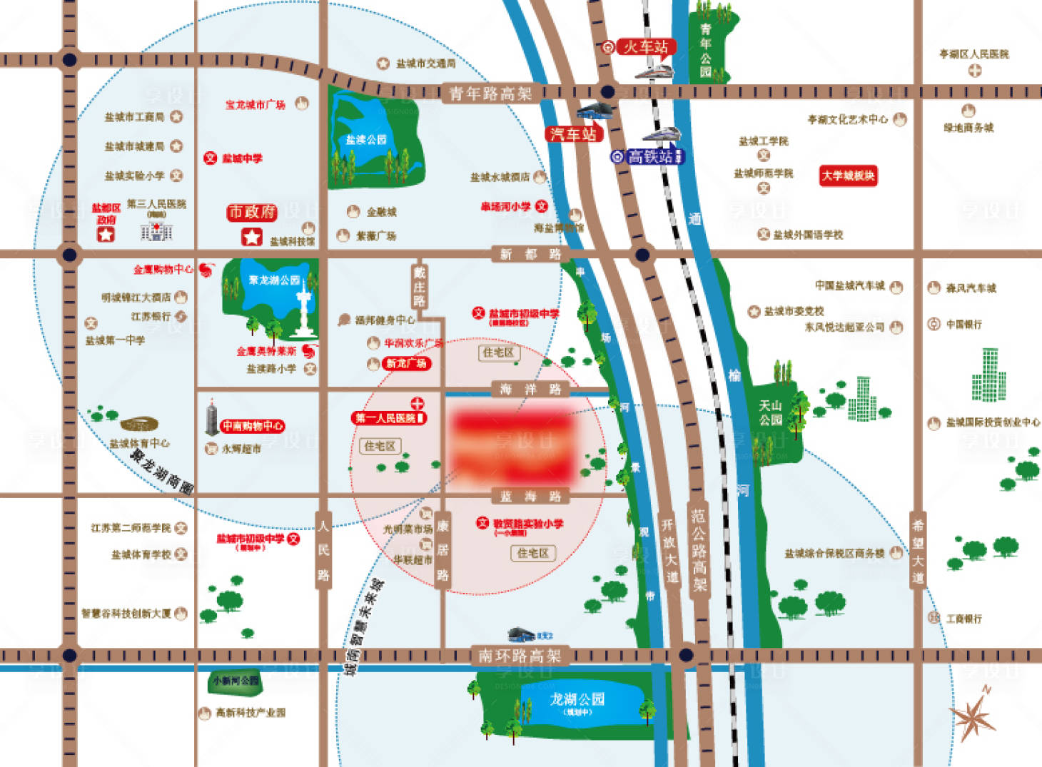 源文件下载【地产区位图】编号：40950029696003006