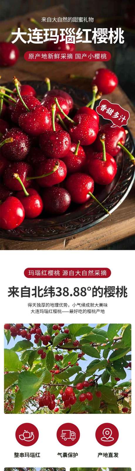 源文件下载【樱桃车厘子水果详情页】编号：92220029839719199