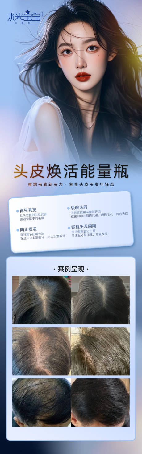 源文件下載【享設計】搜索編號：29790029250415925【頭皮水光海報】