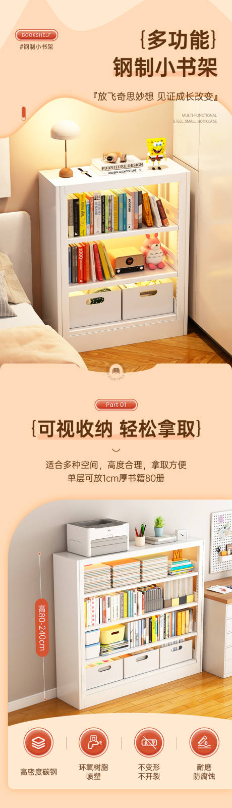 源文件下载【多功能置物架详情页】编号：97380029577811965