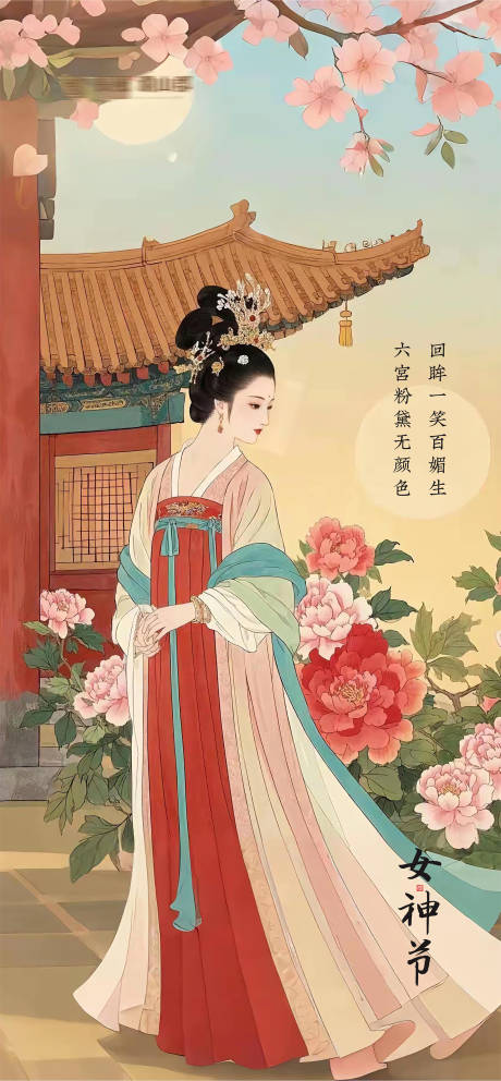 源文件下载【女神节海报】编号：13010029201344113