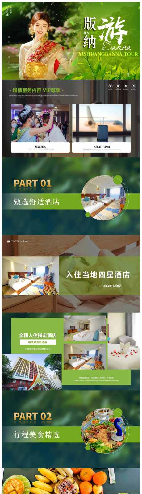 直飞西双版纳PPT