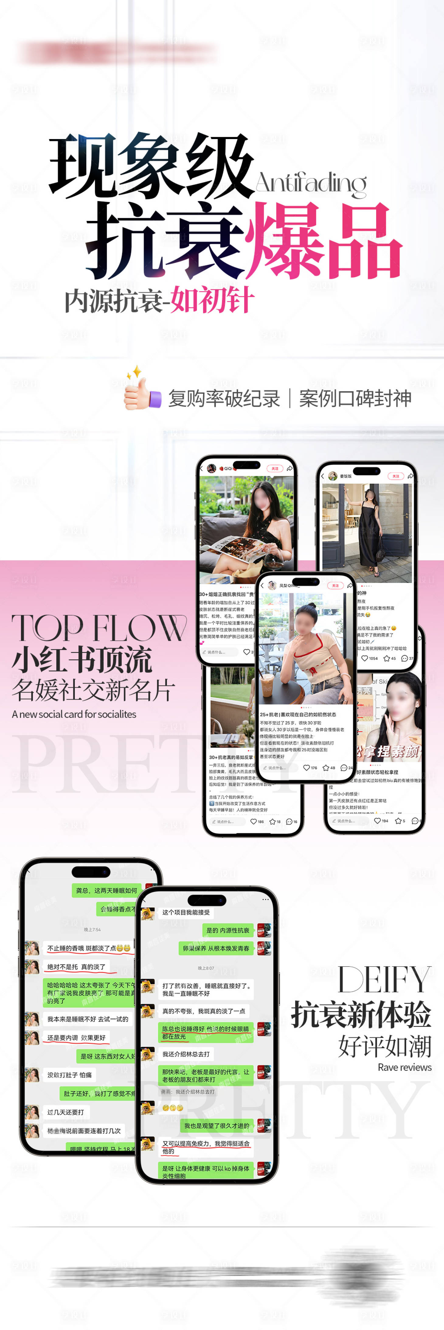 源文件下载【享设计】搜索编号：99630029781639464【医美抗衰爆品长图】