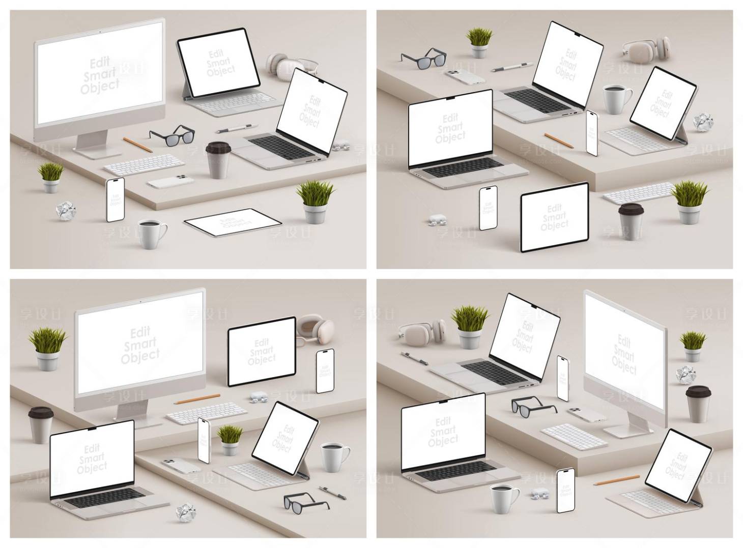 源文件下载【享设计】搜索编号：65260029304633351【UI电脑计算机界面手机壳样机】