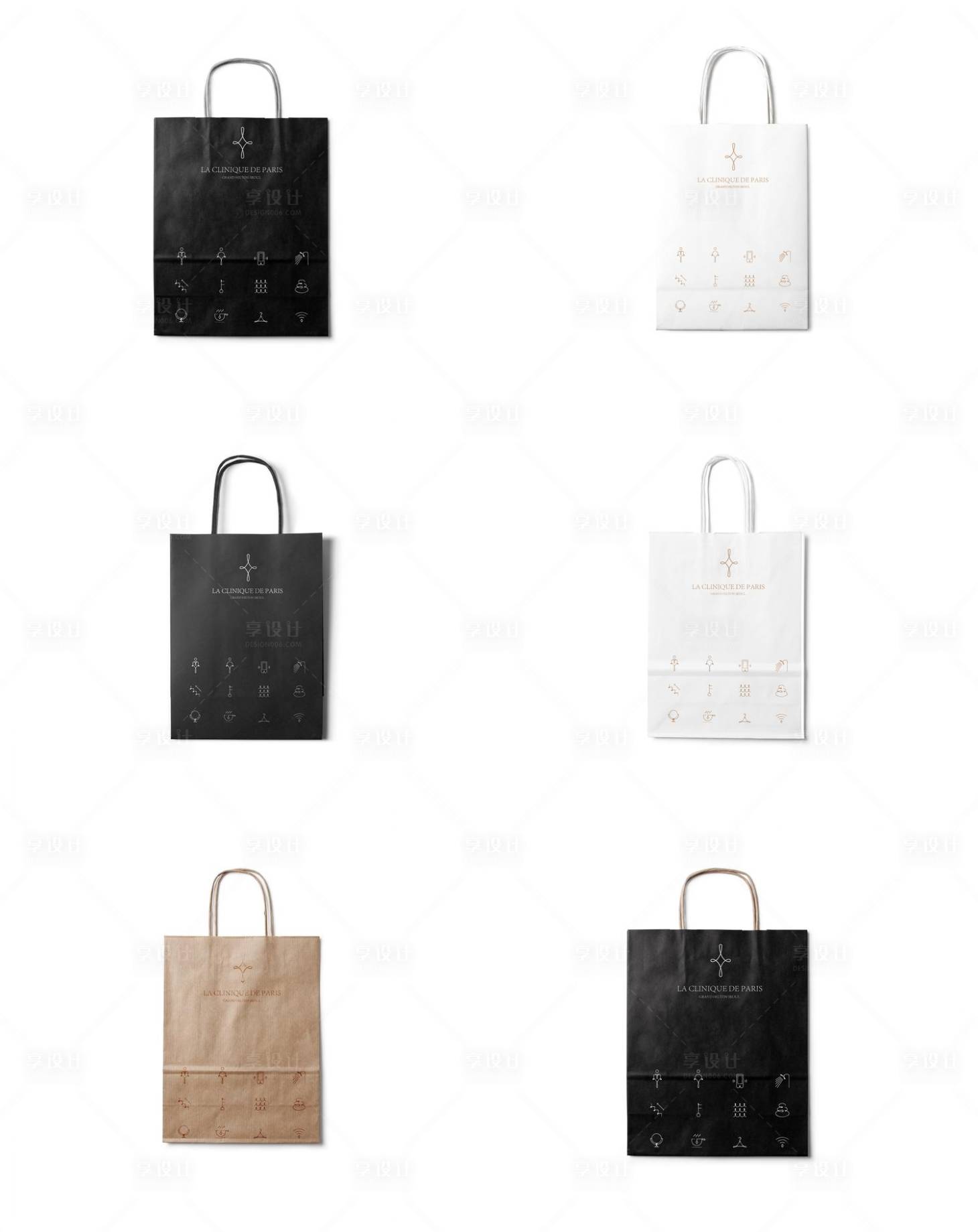 源文件下载【享设计】搜索编号：81650029383406891【包装瓶装手提袋纸袋纸盒样机】