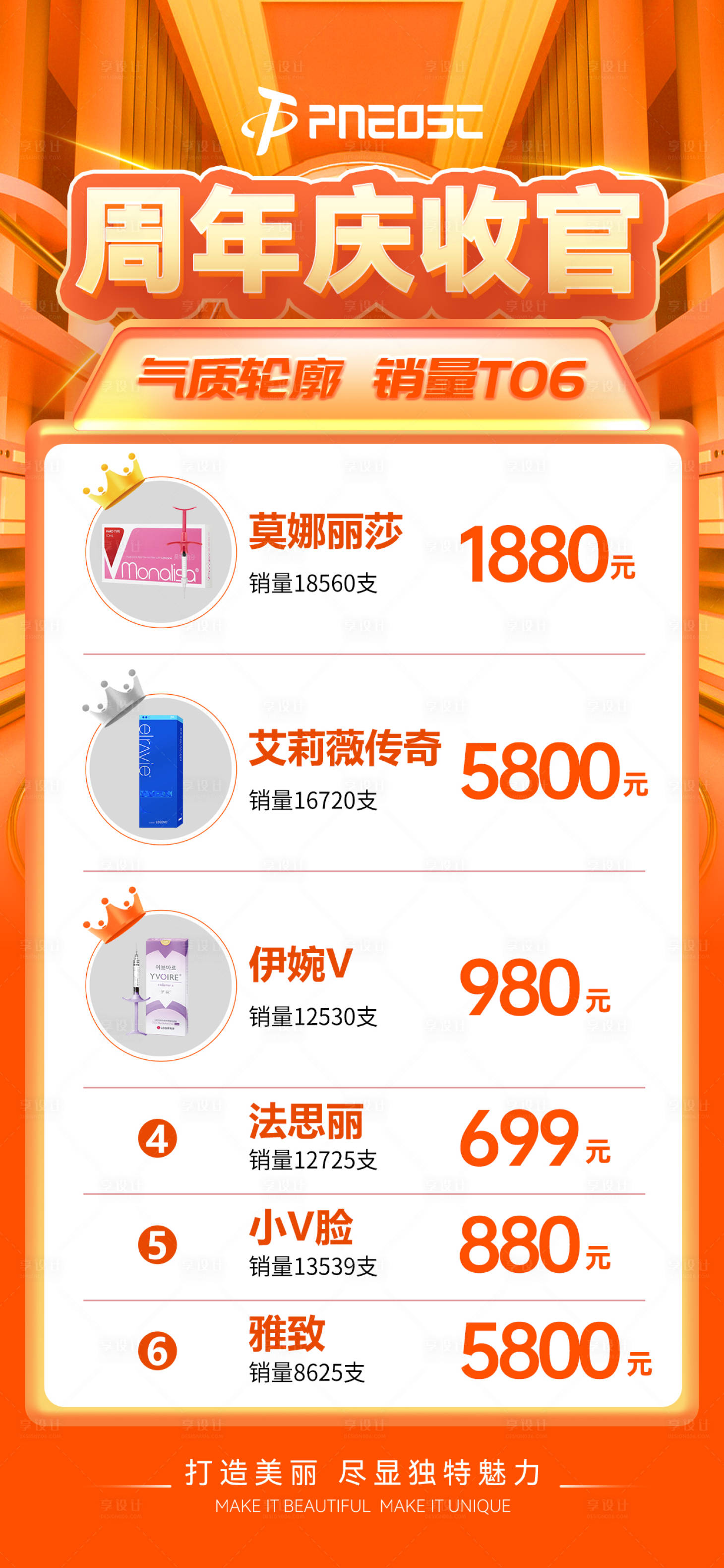 源文件下载【享设计】搜索编号：22840029653123301【周年庆收官排名宣传海报】