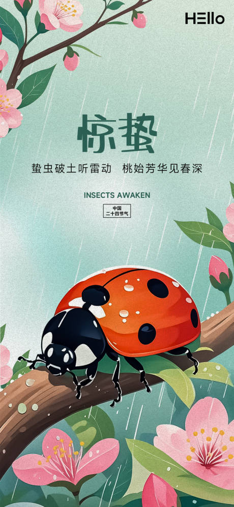 源文件下载【惊蛰海报】编号：53220029110327371