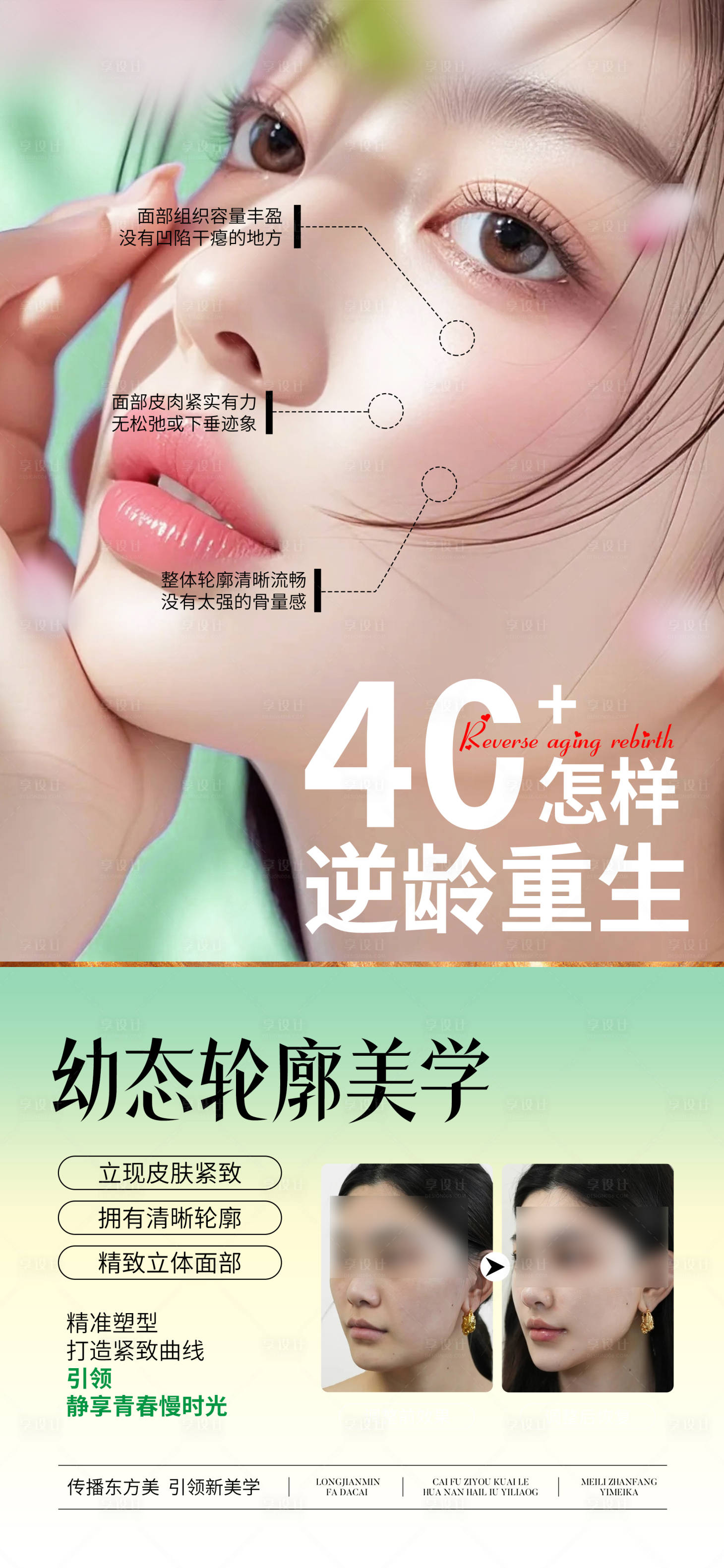 源文件下载【医美幼态轮廓美学案例宣传海报】编号：20390029373507894